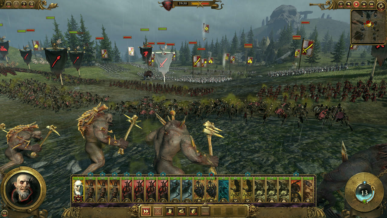 战锤：全面战争 Total War：WARHAMMER 全面战争：战锤 v1.6.0+整合12DLC 免安装中文版安装中文版[33.5GB]【B3761】