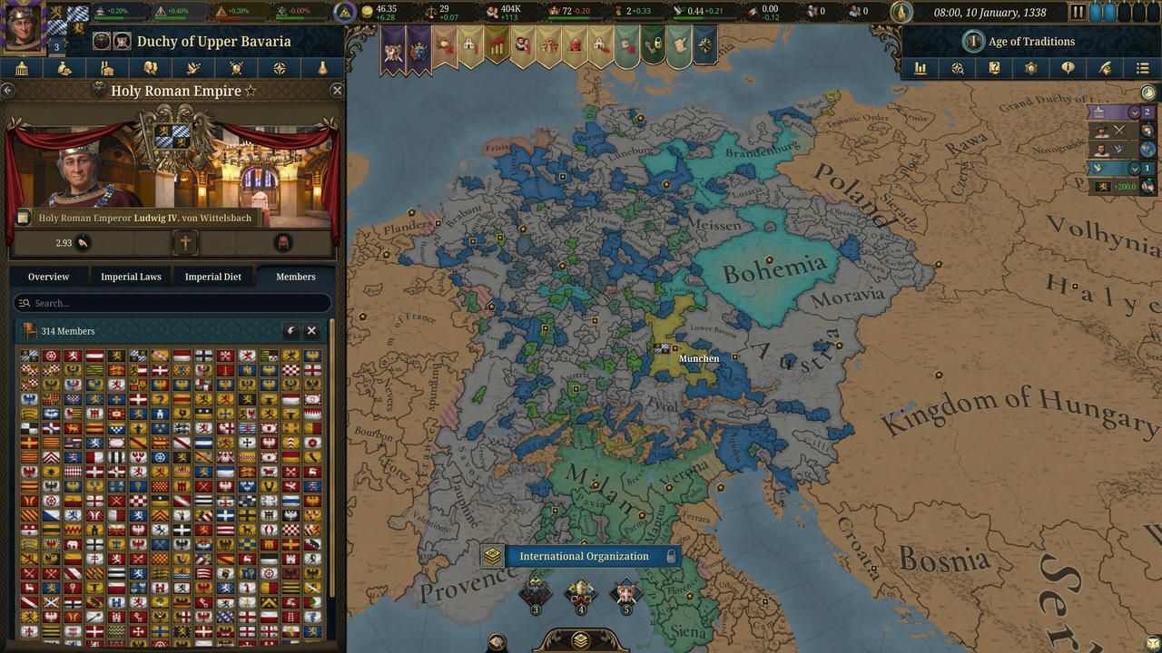 【B6318】欧陆风云5：高级白金版 Europa Universalis V v1.0.2.Build.20695179.20251107+预购特典+全DLC 免安装中文豪华版[16.8GB]